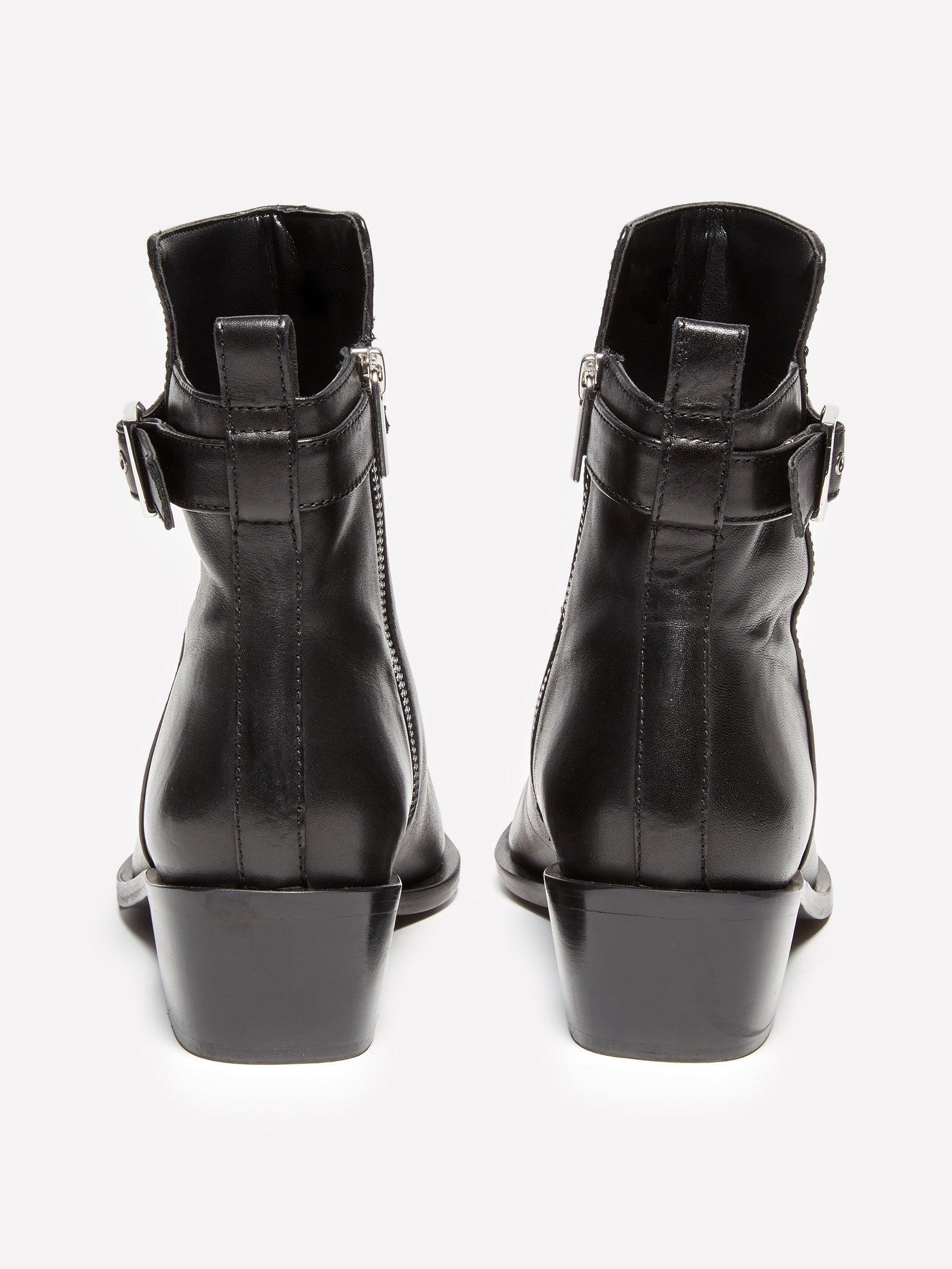 Texani in 100% pelle da donna nero 2 | Sisley Outlet