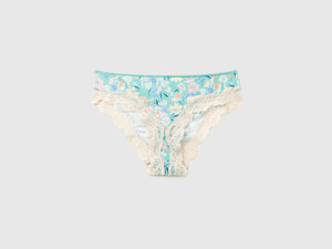 Slip con stampa floreale