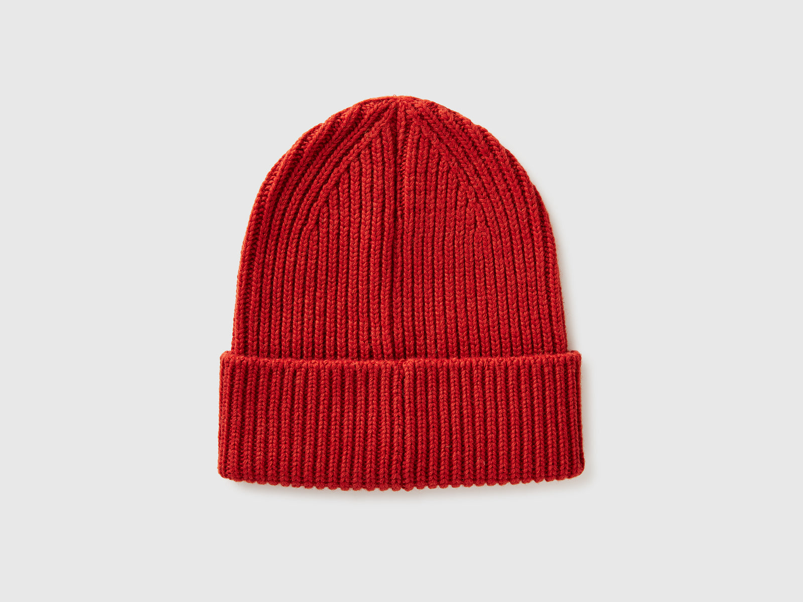 Cappello in misto lana da uomo rosso 2 | Benetton Outlet