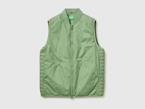 Gilet in nylon con imbottitura riciclata