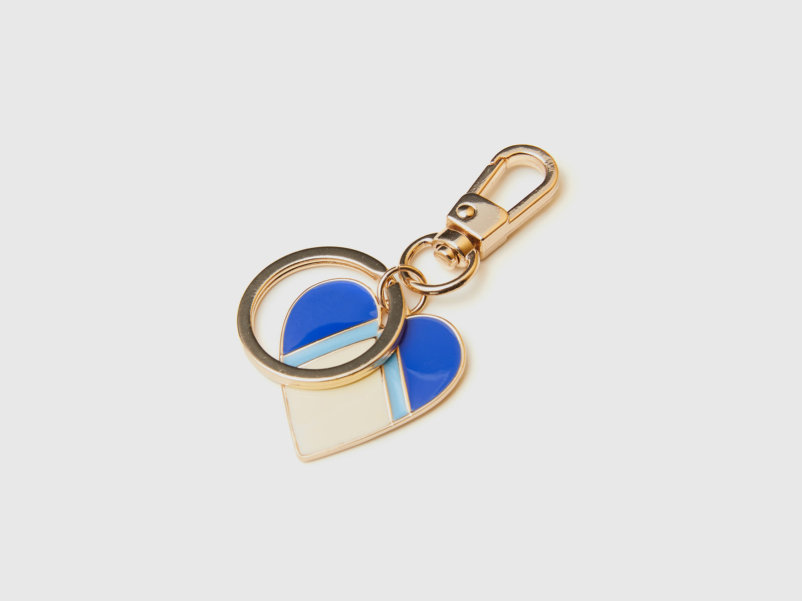 Portachiavicon pendente cuore da donna azzurro 3 | Benetton Outlet