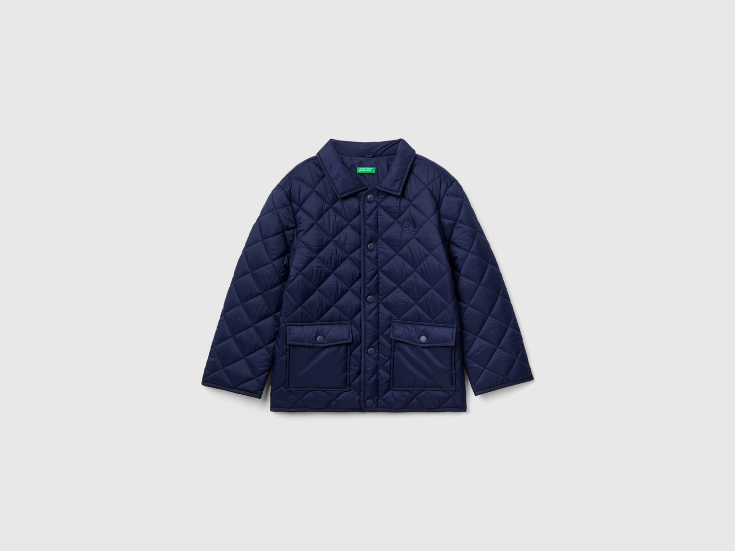 Giubbino trapuntato "Rain Defender" da bambino blu scuro | Benetton Outlet