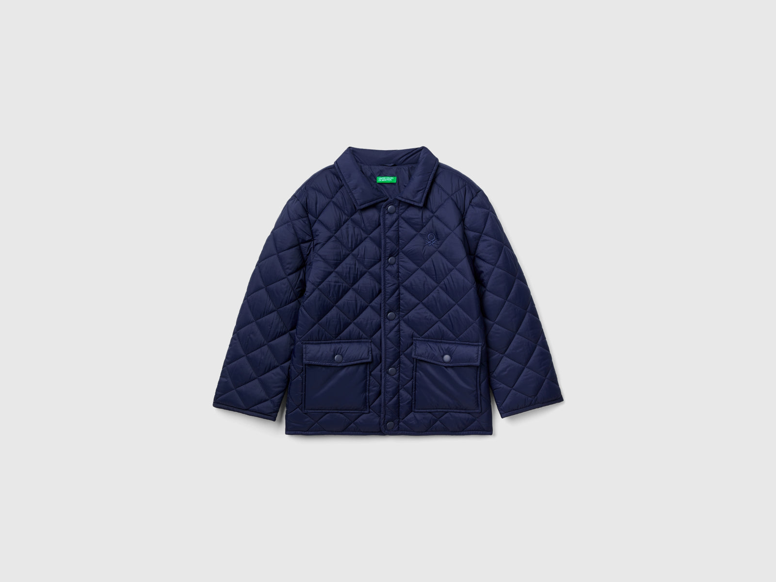 Giubbino trapuntato "Rain Defender" da bambino blu scuro | Benetton Outlet