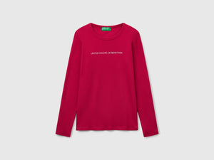 T-shirt a manica lunga 100% cotone