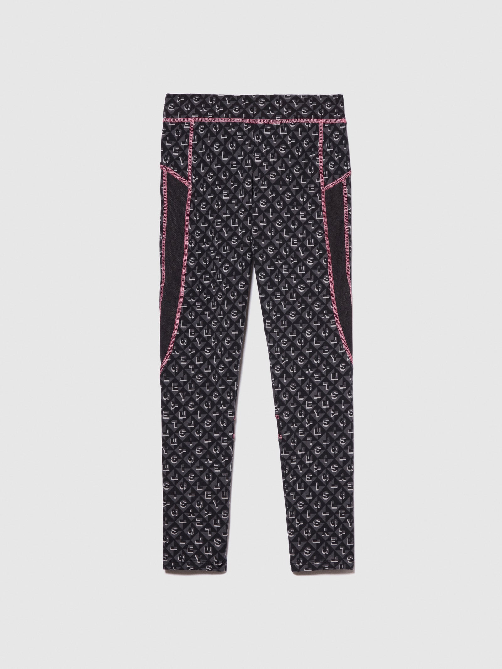 Leggings sporty con logo da bambina nero | Sisley young Outlet