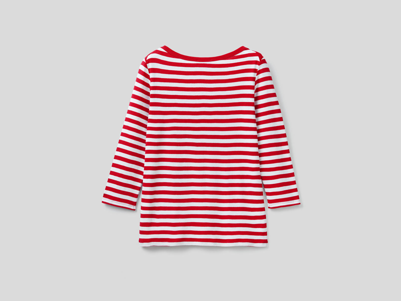 T-shirt a righe da donna rosso 2 | Benetton Outlet