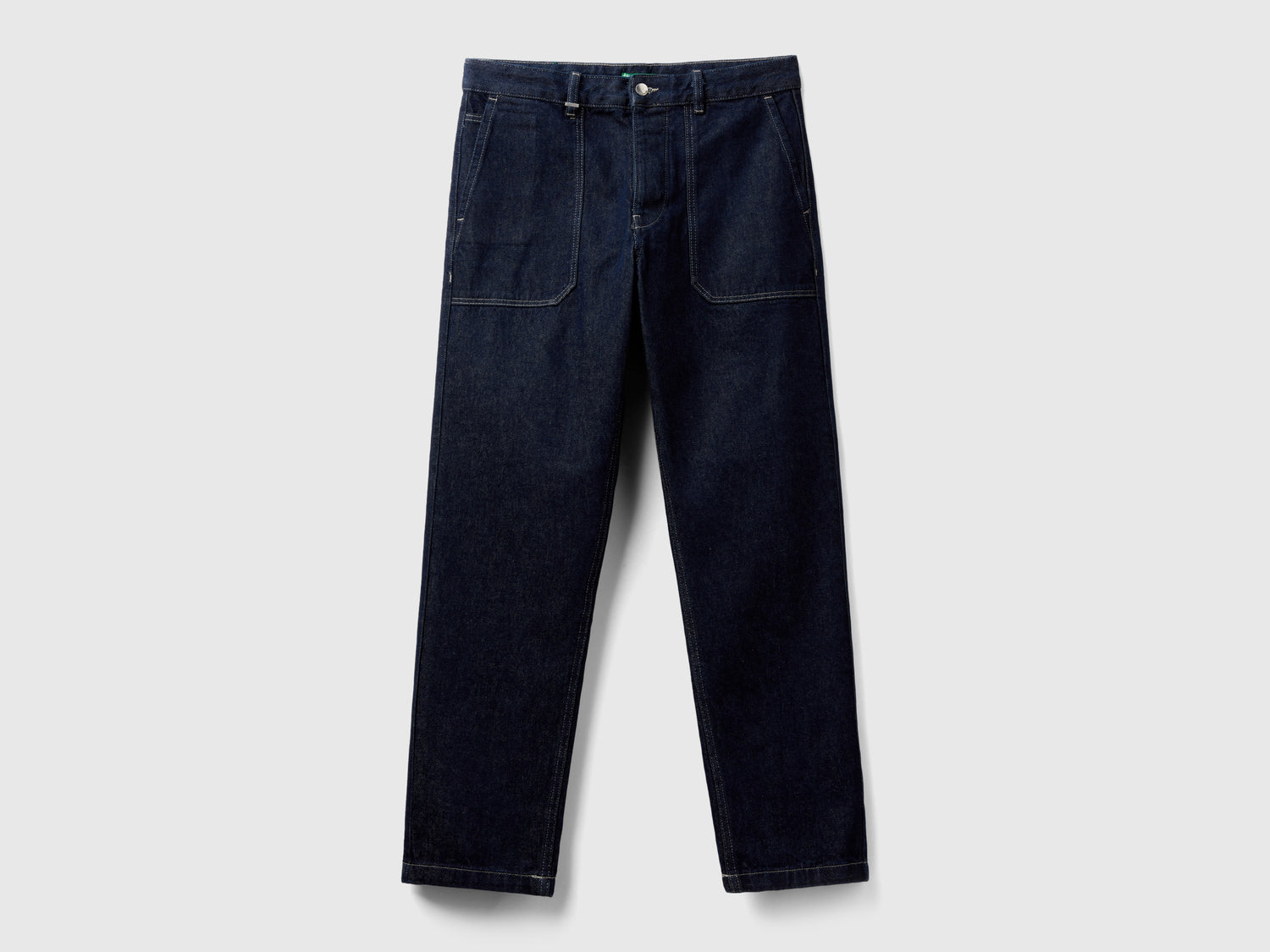 Jeans fatigue fit da uomo blu scuro | Benetton Outlet