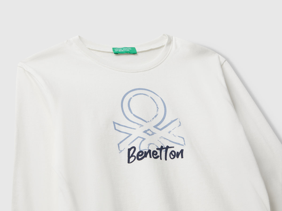 T-shirt con stampa logo