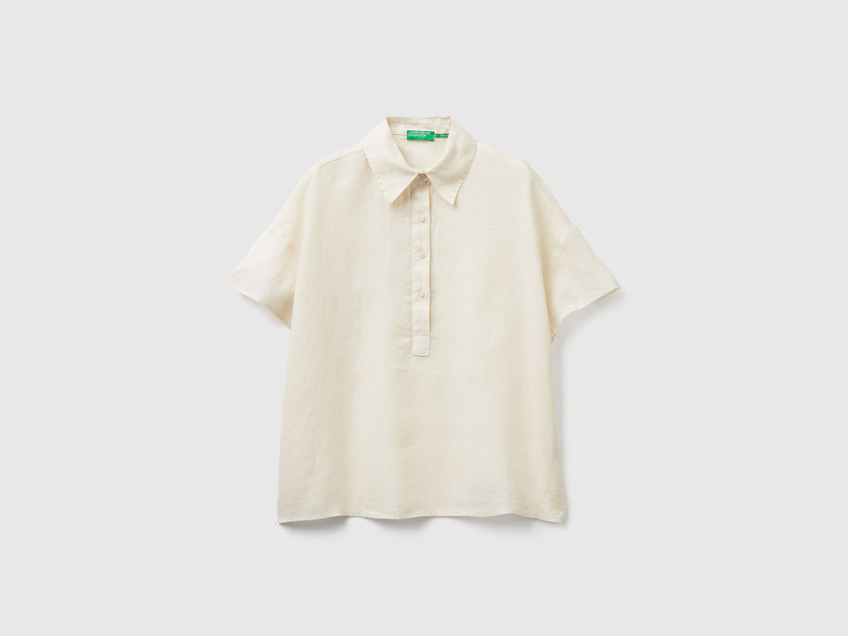 Blusa in puro lino