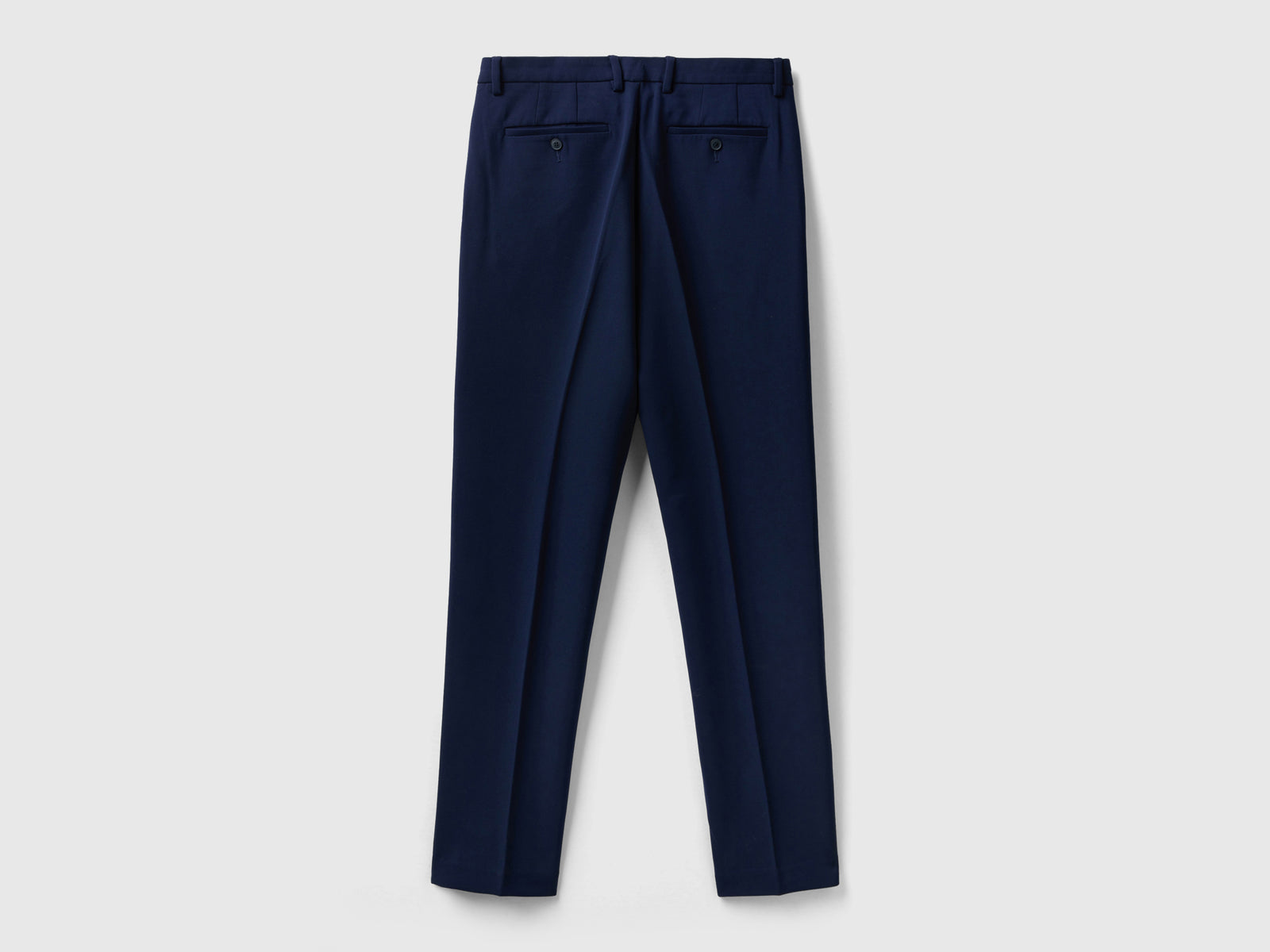 Pantaloni fluidi slim fit da uomo blu scuro 2 | Benetton Outlet