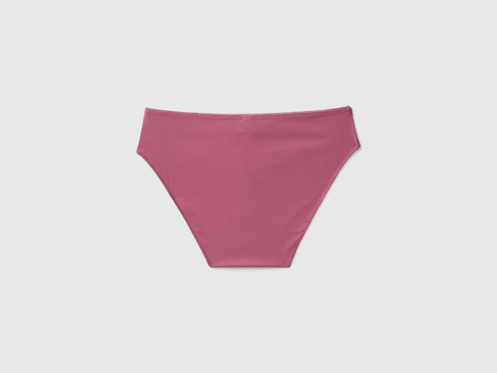 Slip in pizzo e microfibra da donna malva scuro 2 | Benetton Outlet