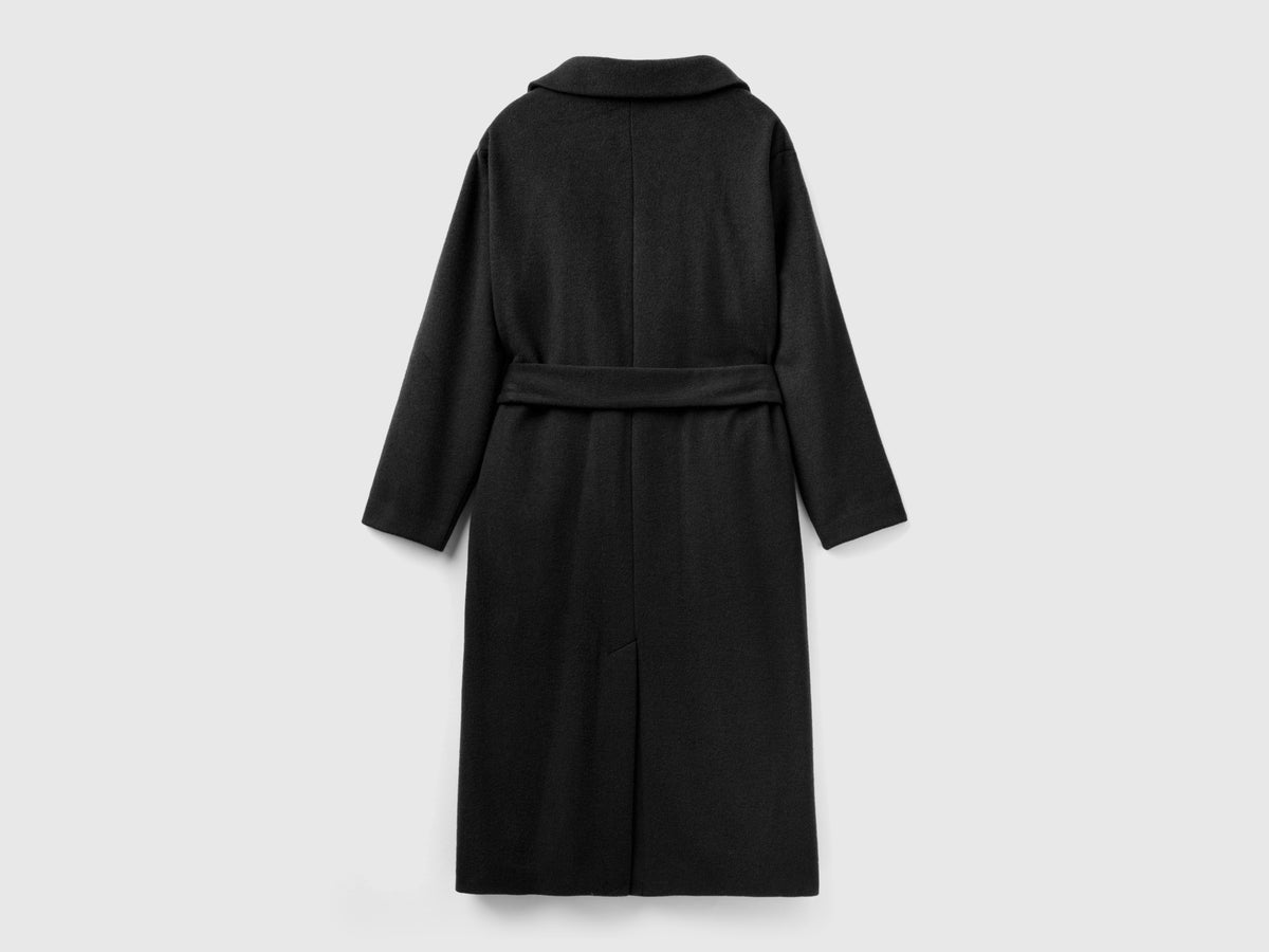 Cappotto lungo con cintura