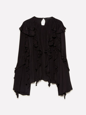 Blusa con rouches