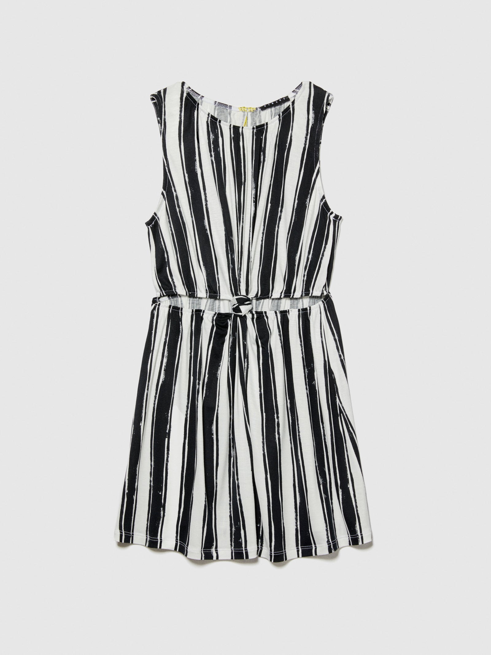 Vestito stampato con annodo da bambina multi-color | Sisley young Outlet