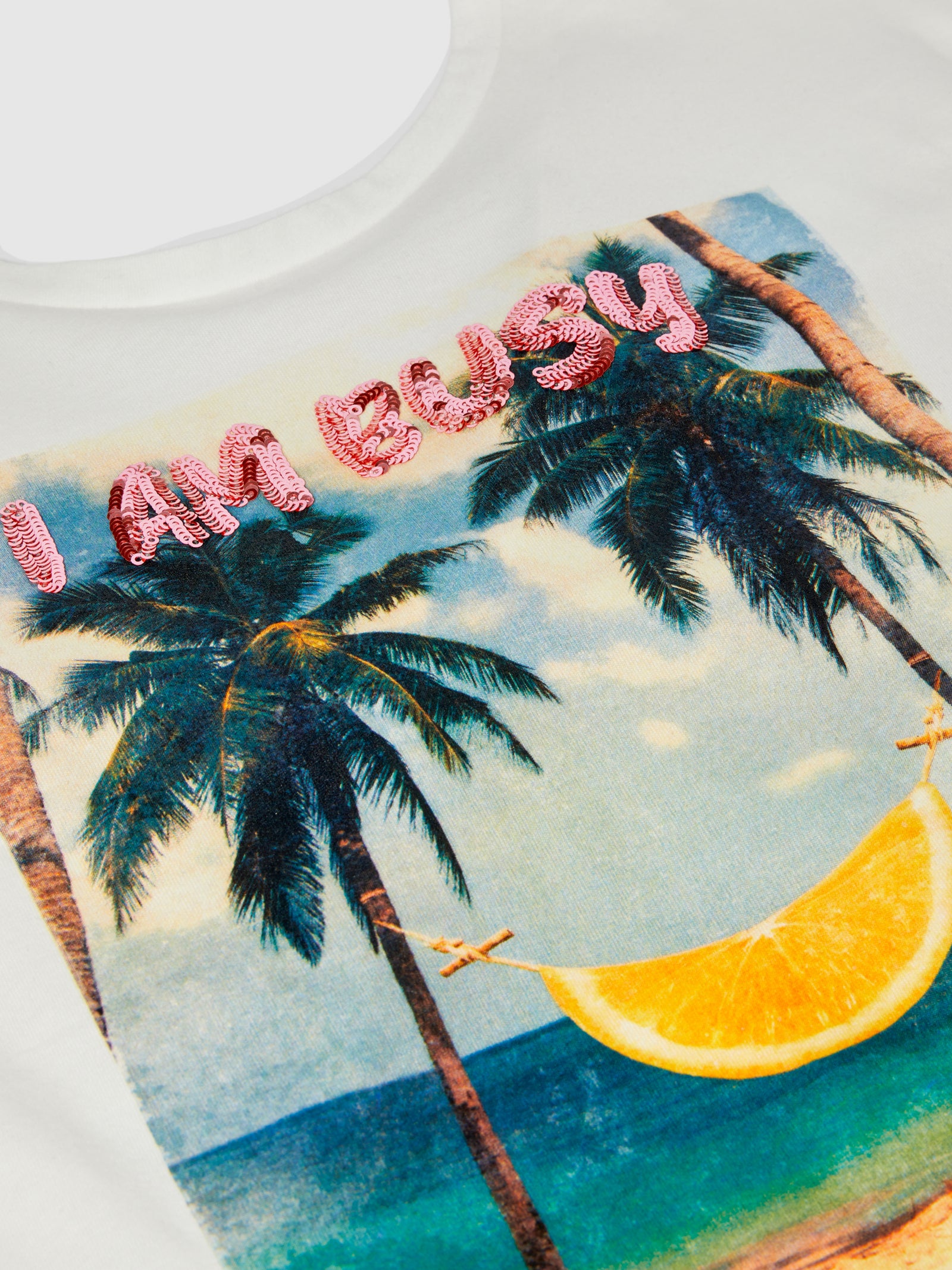 T-shirt con schiena scoperta da bambina bianco 3 | Sisley young Outlet