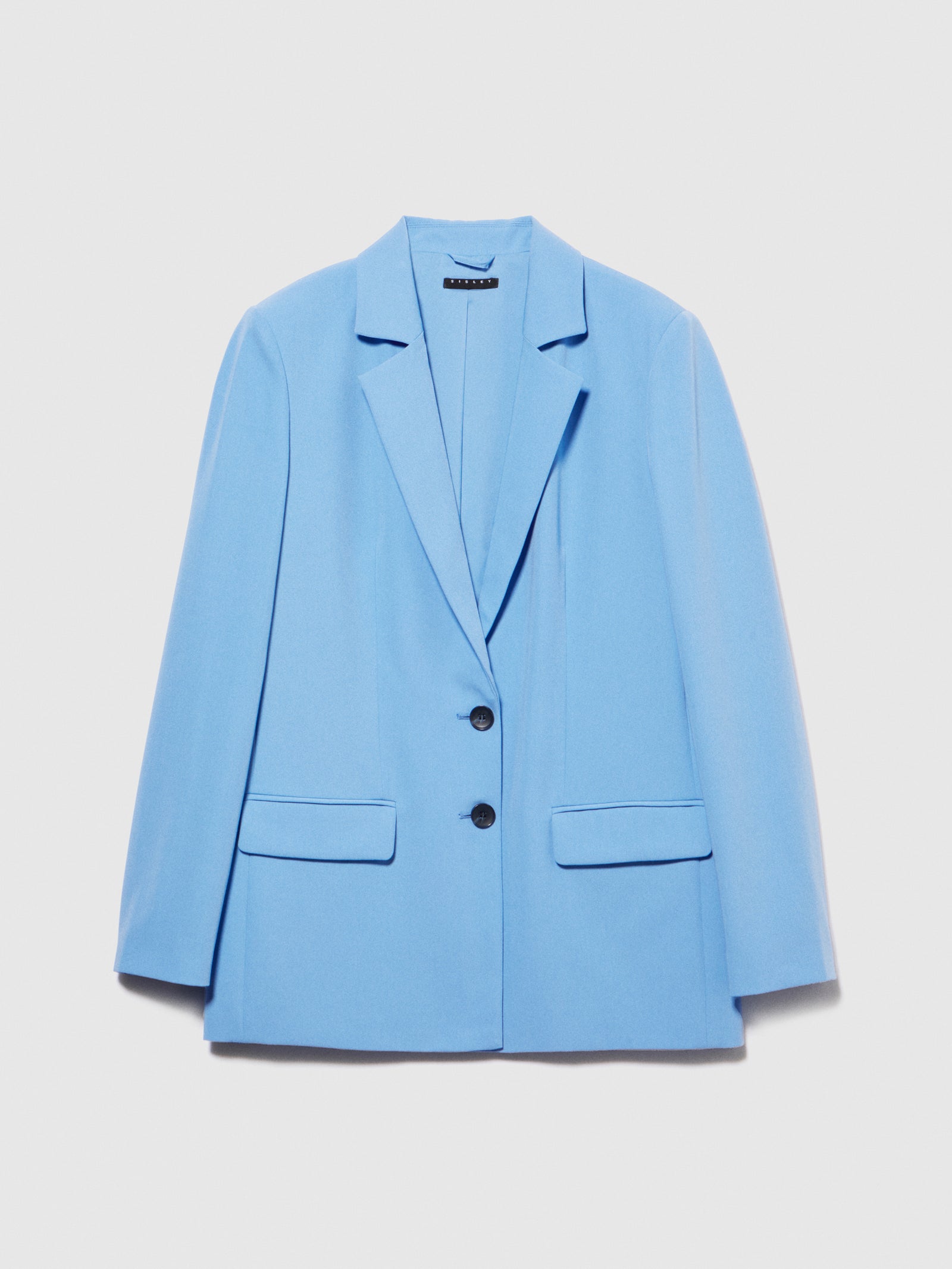 Blazer monopetto da donna celeste | Sisley Outlet