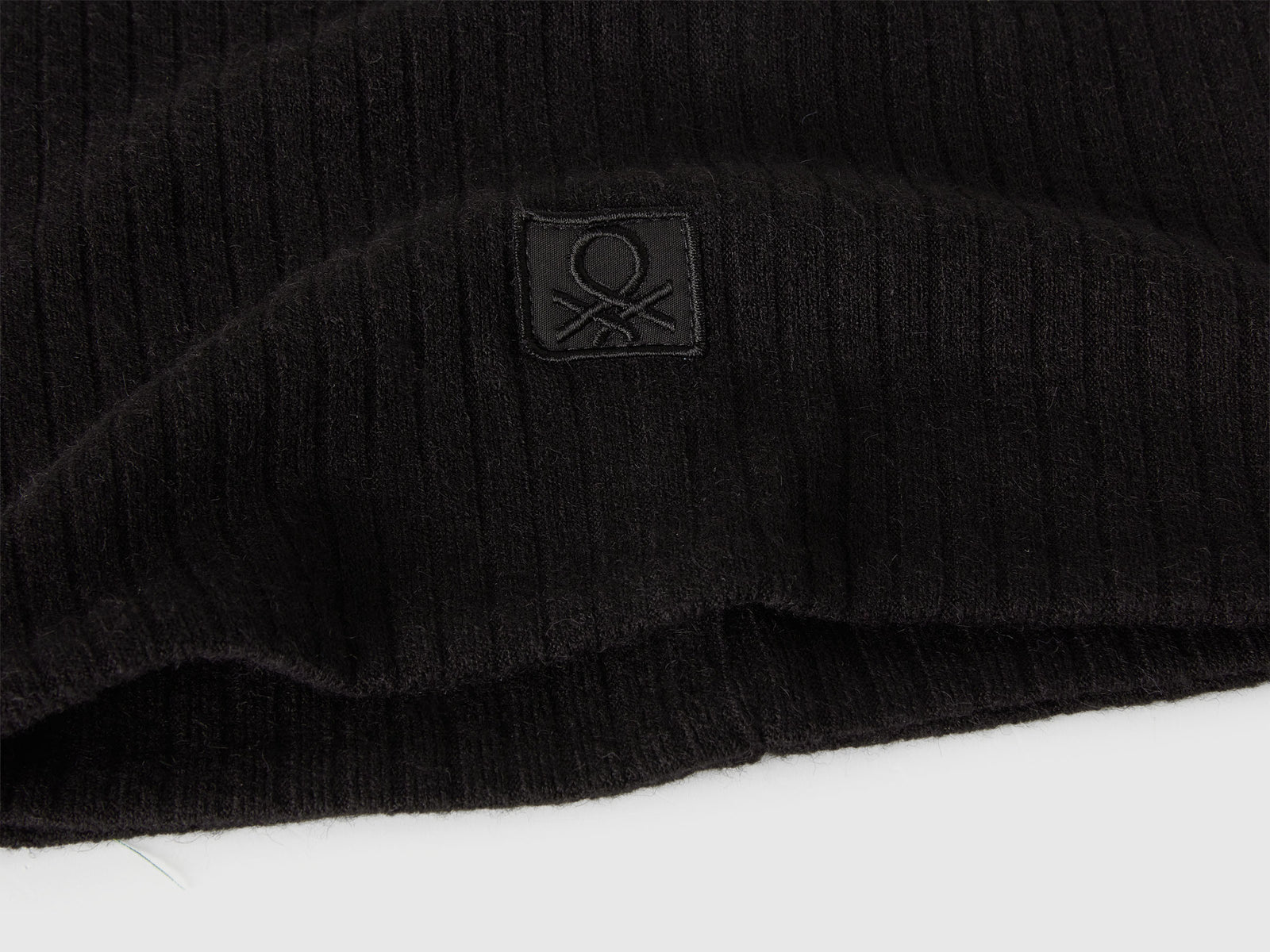Scaldacollo in misto viscosa stretch da bambino nero 3 | Benetton Outlet