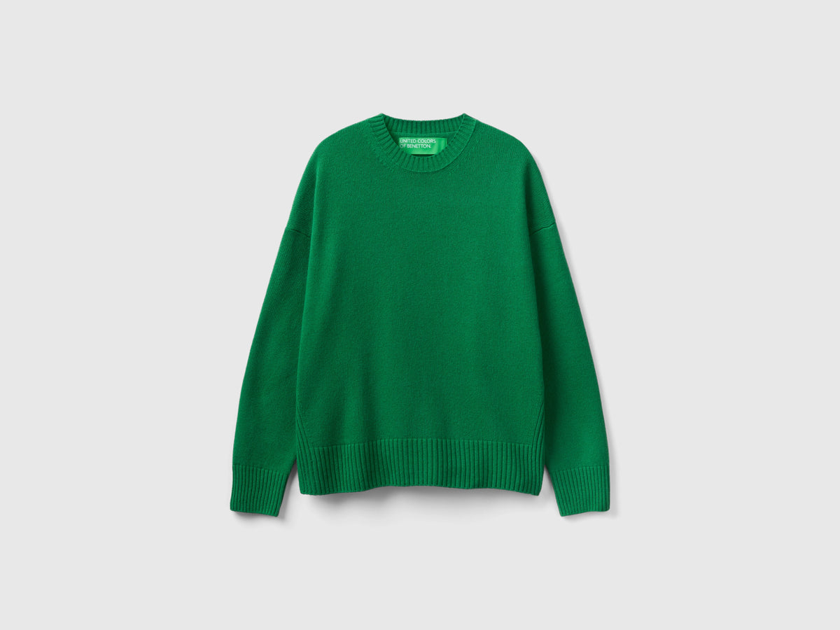 Maglia boxy fit in misto lana