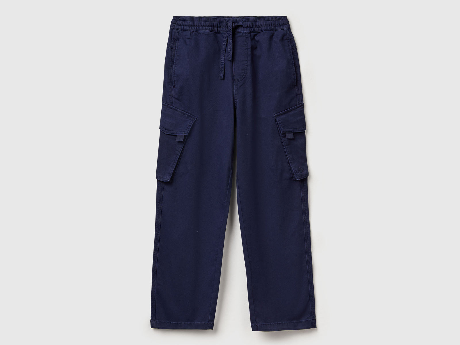 Pantaloni cargo regular fit da bambino blu scuro | Benetton Outlet