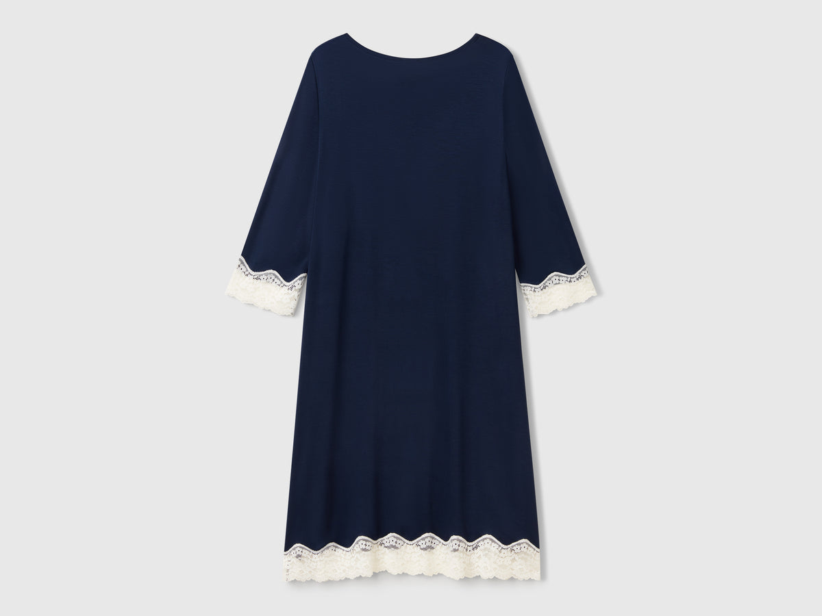 Camicia da notte con dettagli in pizzo