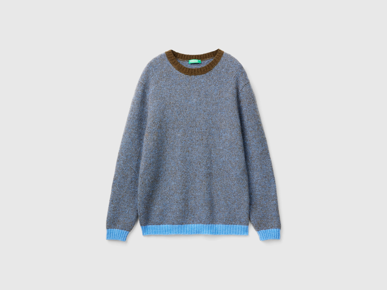 Maglione a righe in misto lana e alpaca da uomo multi-color | Benetton Outlet