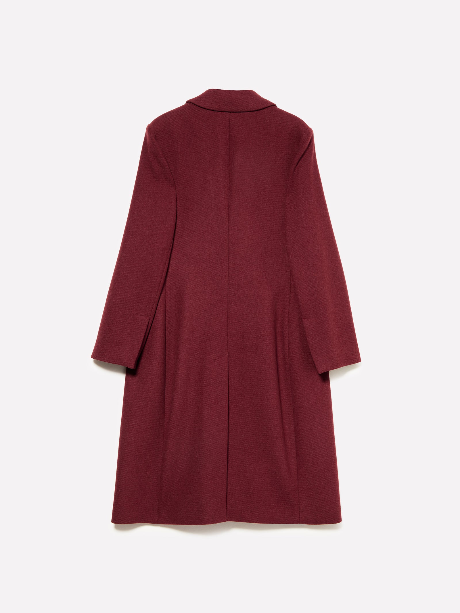Cappotto monopetto mattone da donna rosso 2 | Sisley Outlet