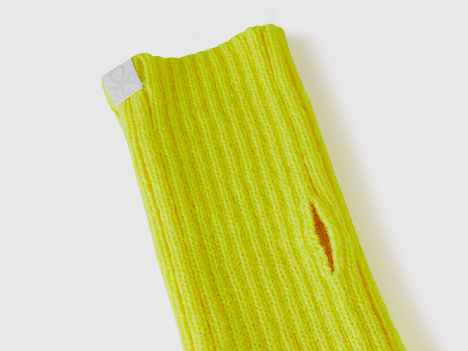 Manicotti da donna giallo fluo 2 | Benetton Outlet