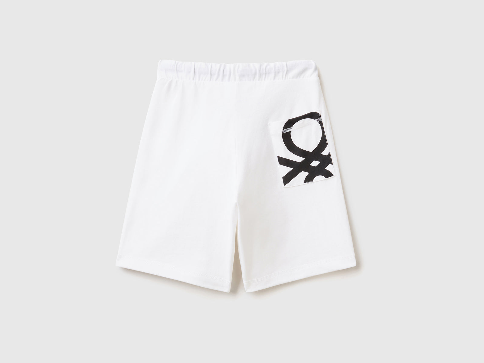 Bermuda in 100% cotone da bambino bianco 2 | Benetton Outlet