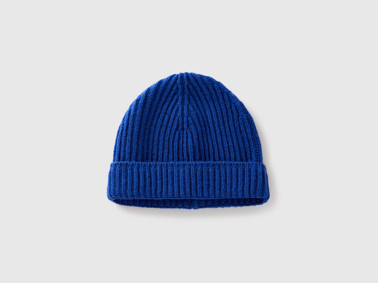 Berretto in pura lana vergine da uomo blu scuro | Benetton Outlet