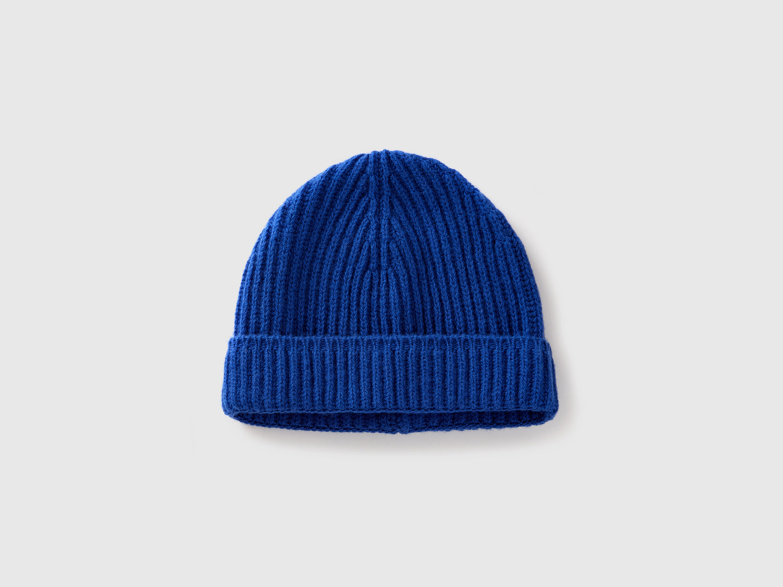 Berretto in pura lana vergine da uomo blu scuro | Benetton Outlet