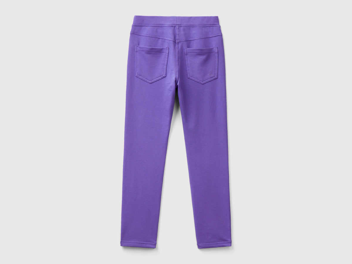 Jeggings in felpa stretch