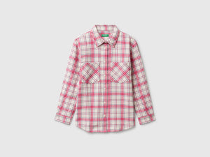 Camicia a quadri con tasche