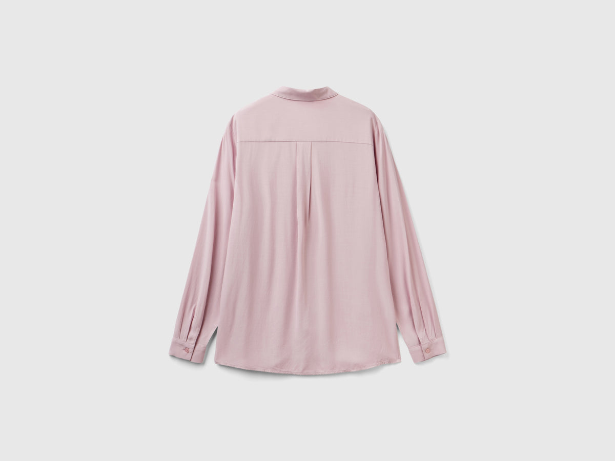 Camicia regular fit in viscosa