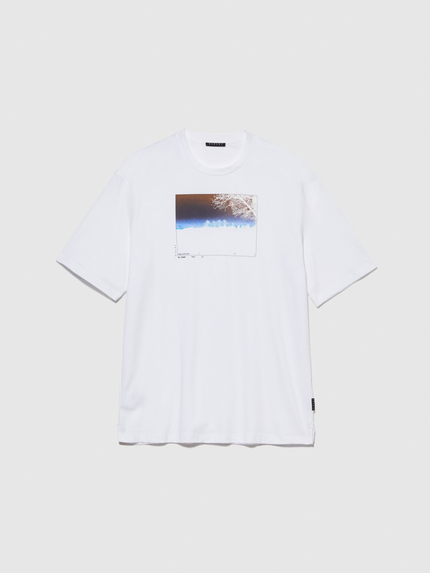 T-shirt con stampa fotografica da uomo bianco | Sisley Outlet