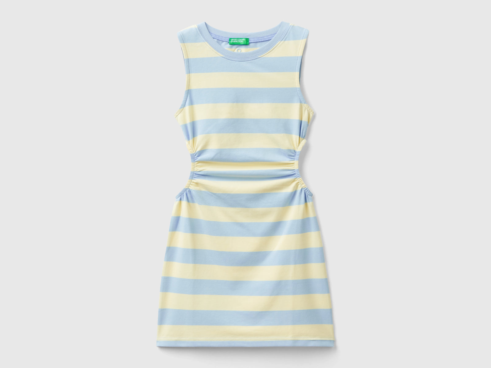 Vestito a righe con oblò da bambina multi-color | Benetton Outlet