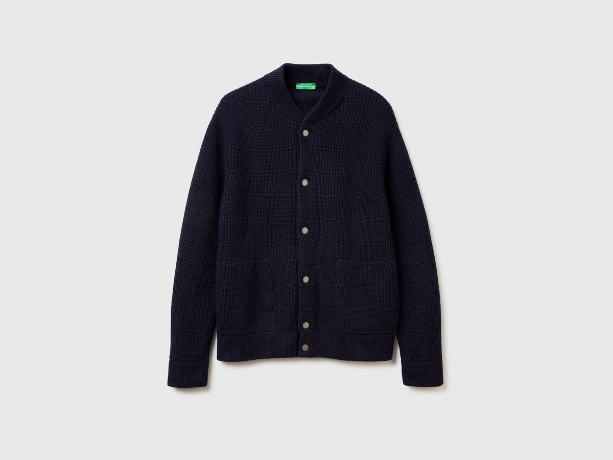 Cardigan in misto lana