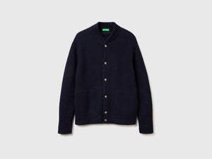 Cardigan in misto lana