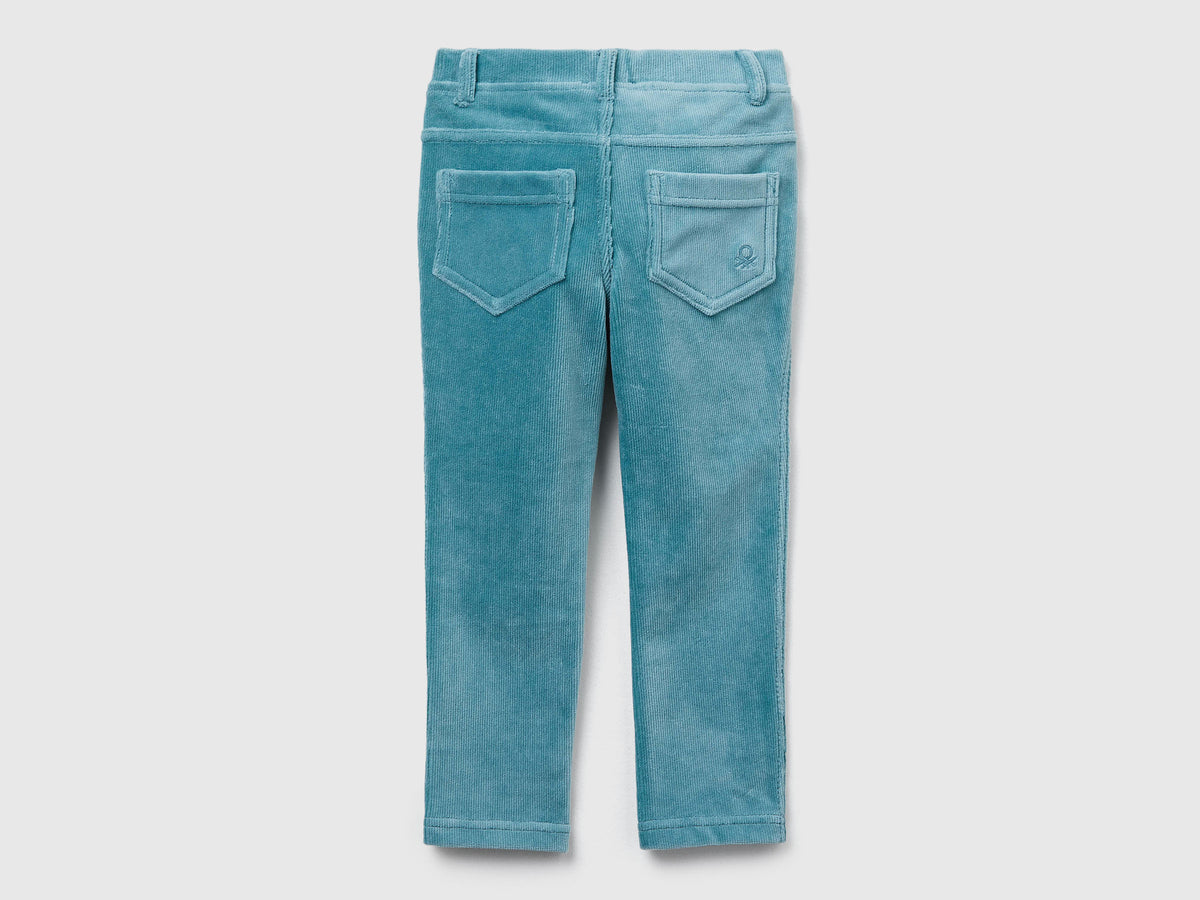 Pantaloni in ciniglia a costine