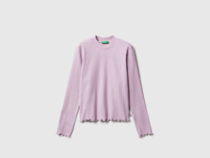 Maglietta slim fit in cotone stretch