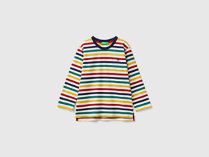 T-shirt a righe 100% cotone