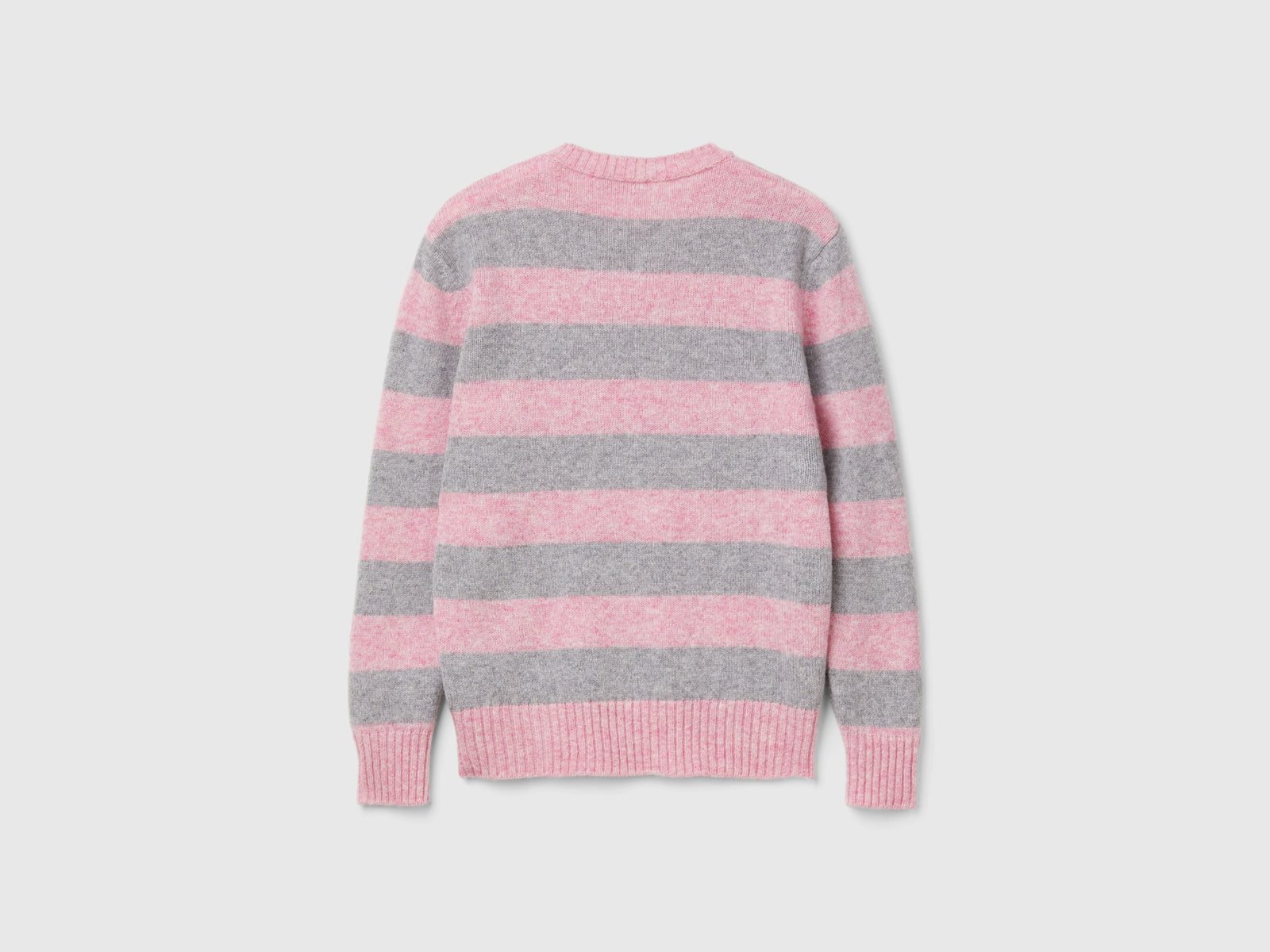 Maglia a righe in pura lana Shetland da donna multi-color 2 | Benetton Outlet