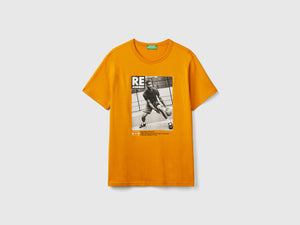 T-shirt regular fit in cotone bio