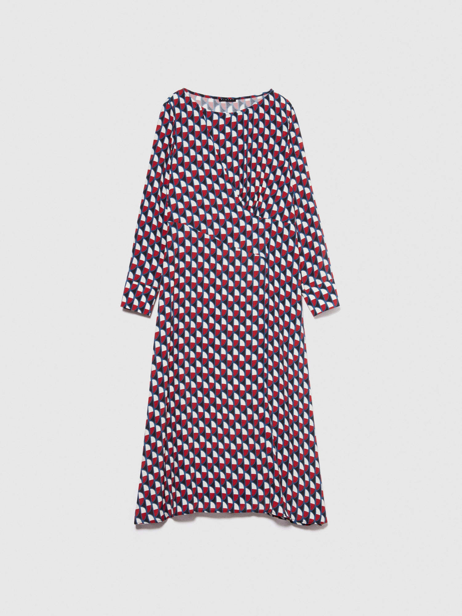 Vestito lungo stampato da donna multi-color | Sisley Outlet