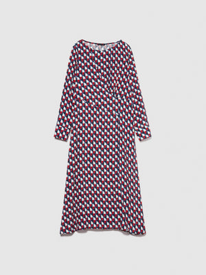 Vestito lungo stampato