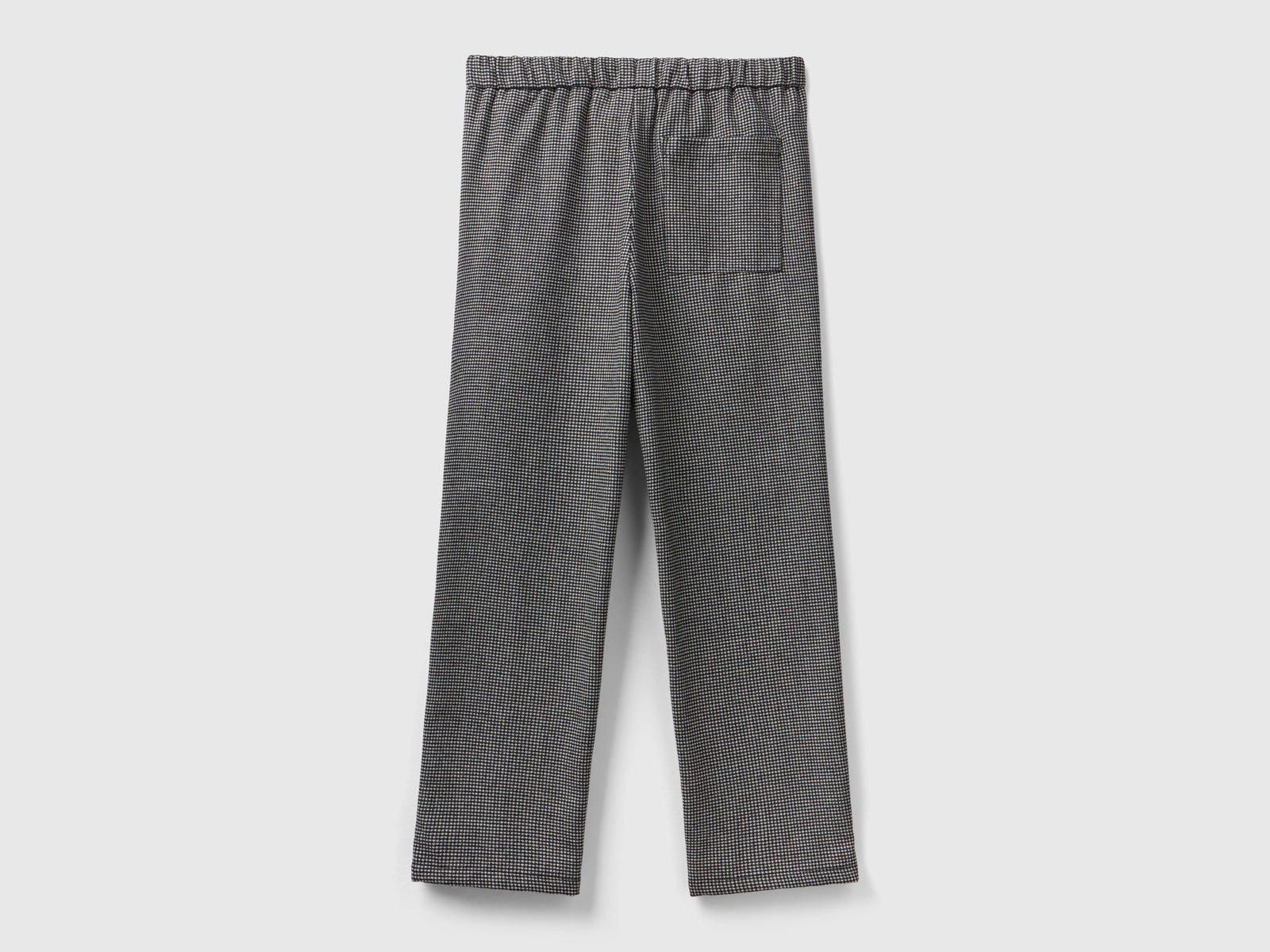 Joggers pied de poule da uomo grigio 2 | Benetton Outlet