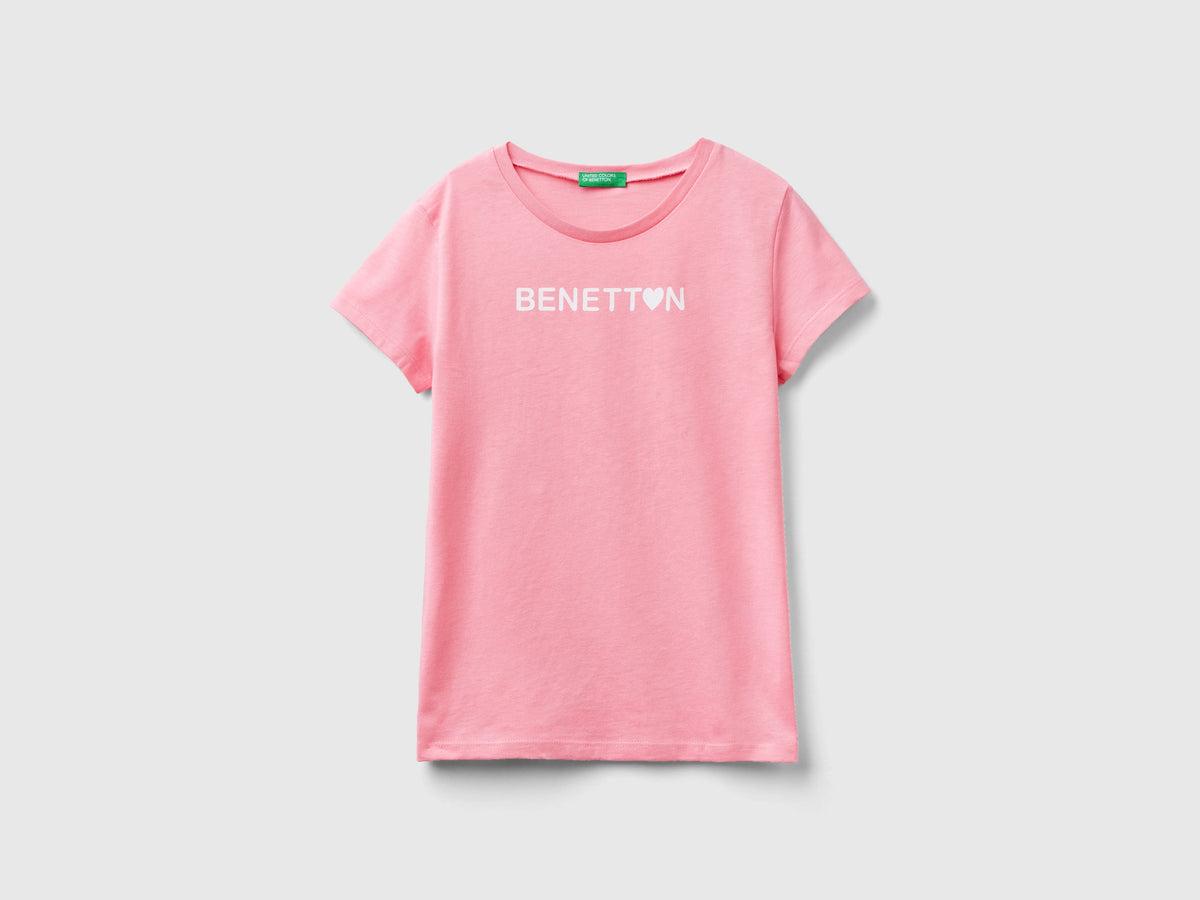 Maglietta con logo 100% cotone