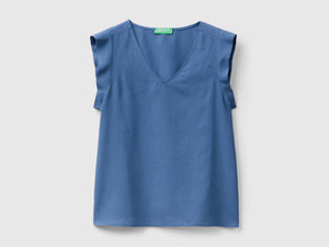 Blusa con scollo a V
