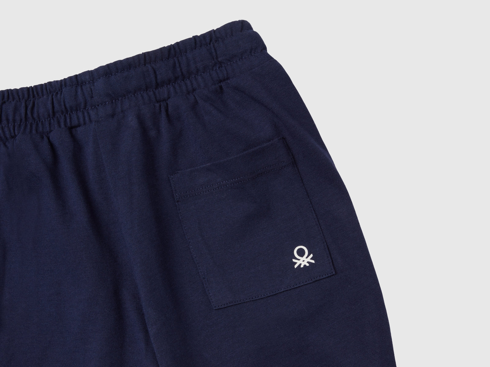 Bermuda stile basket con coulisse da bimbo blu scuro 2 | Benetton Outlet