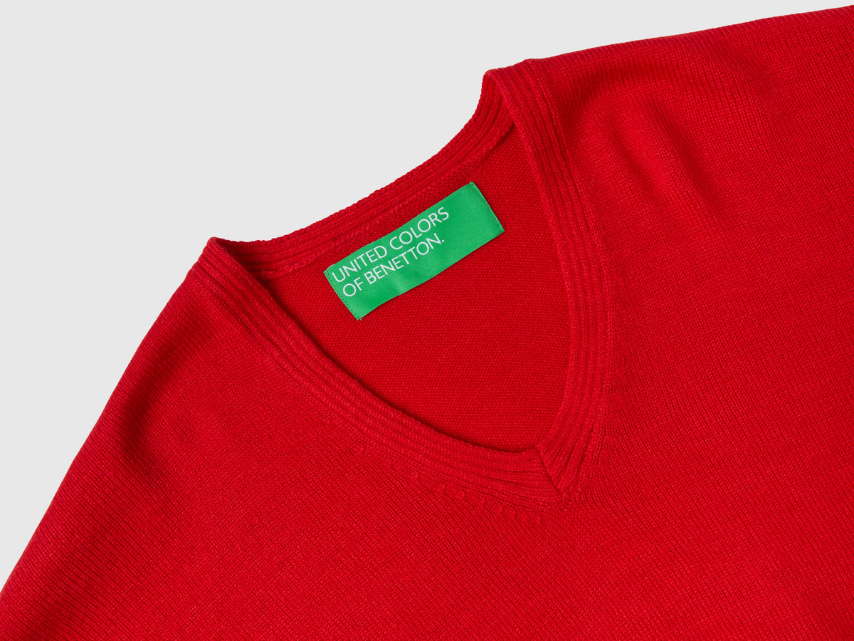 Maglia scollo a V over fit