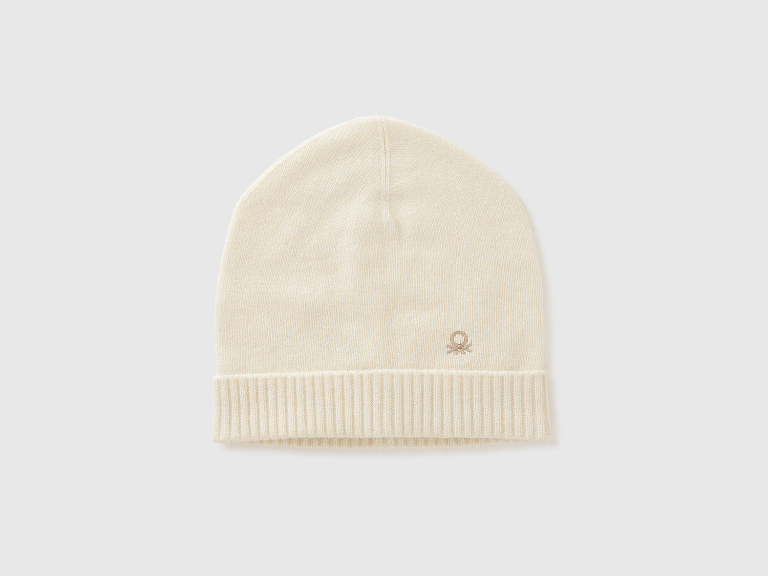 Cappello in misto cashmere da donna bianco panna | Benetton Outlet